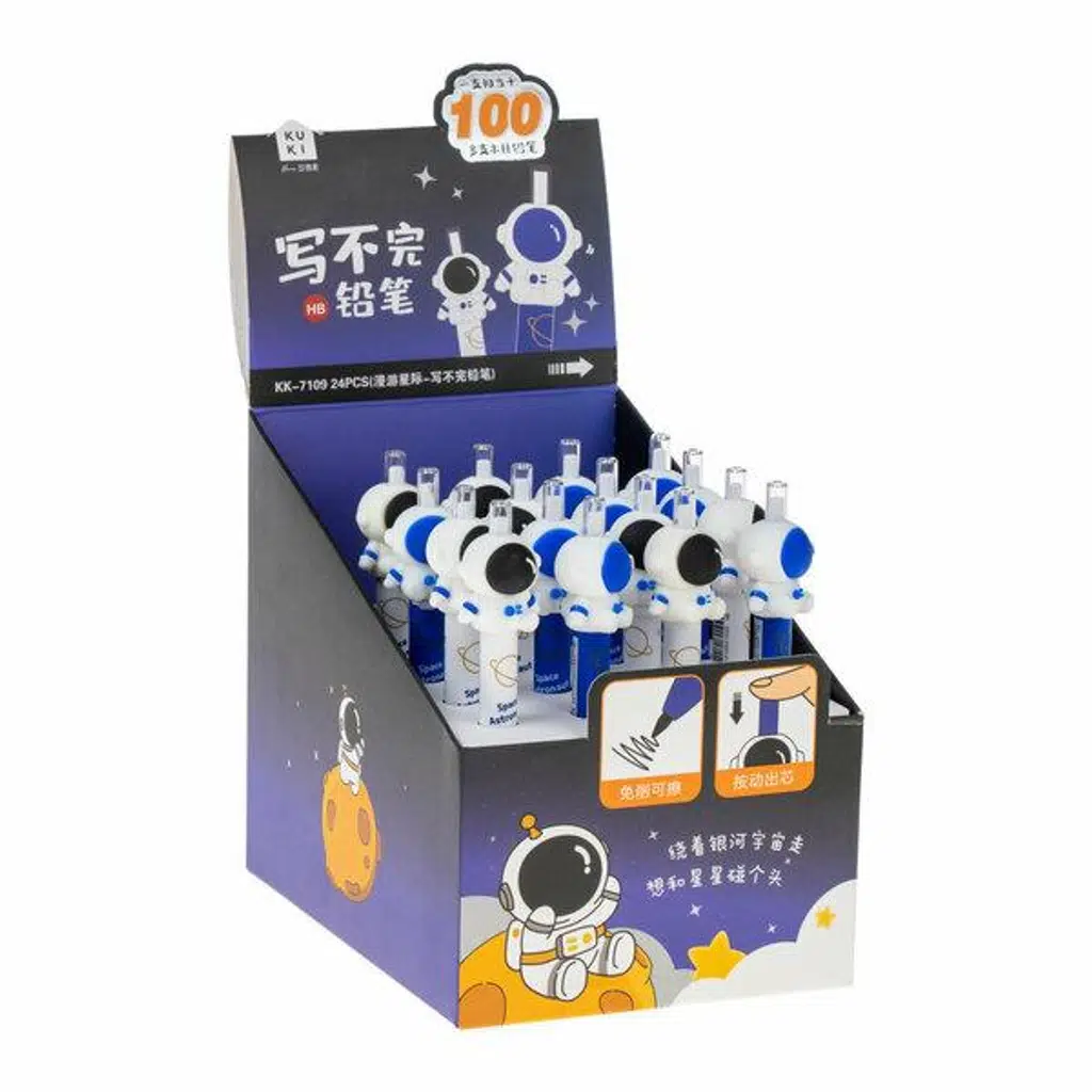 Space Uçu Bitmeyen Versatil Kalem 24 Lü