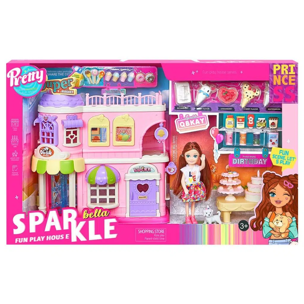 Sparkle Bella Princess Eğlenceli Mağaza Seti