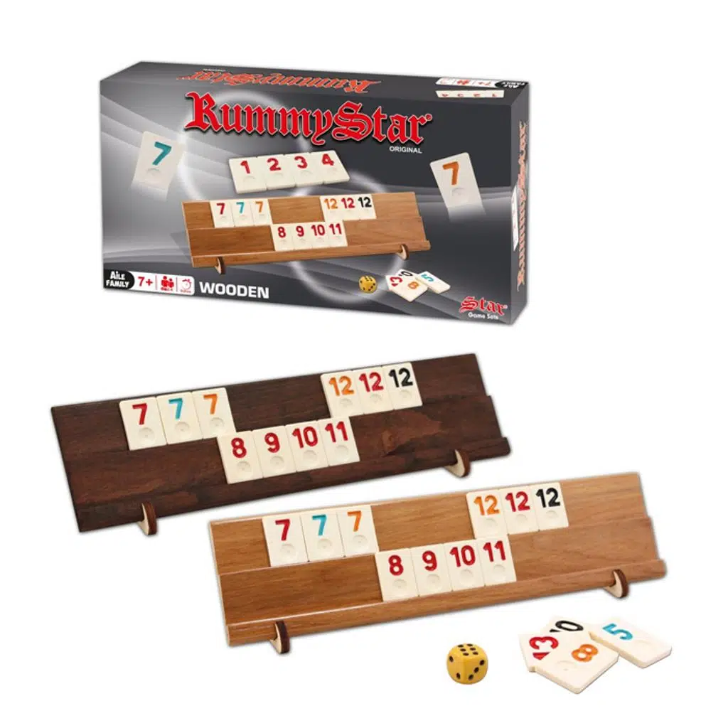STAR RUMMY STAR WOODEN 1010594 