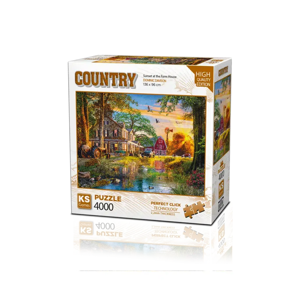 Sunset At The Farm House