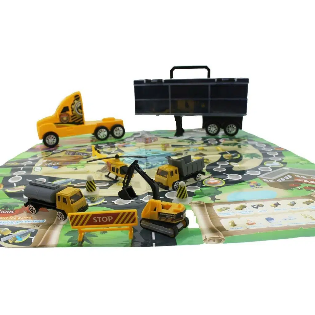 Taşınabilir Die-Cast Metal Araçlı İnşaat Kamyonu