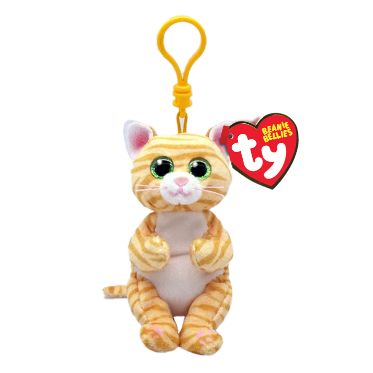 Mango - Sarı Çizgili Kedi Anahtarlık