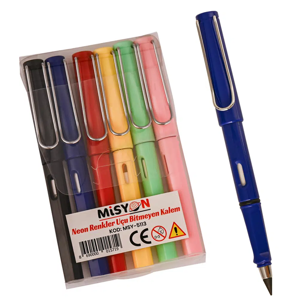 Uçu Bitmeyen Versatil Kalem Neon 6 Lı