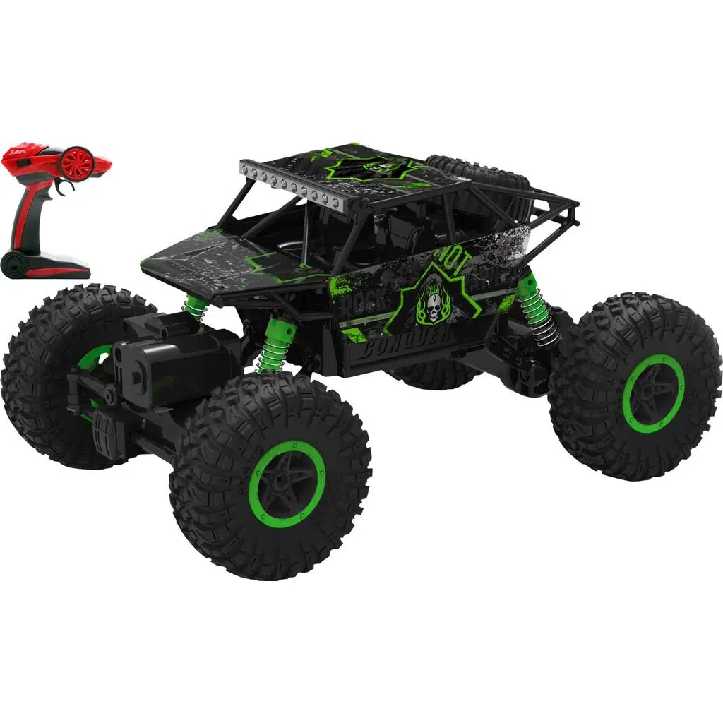 Uzaktan Kumandalı 4X4 Arazi Kaşifi - Yeşil