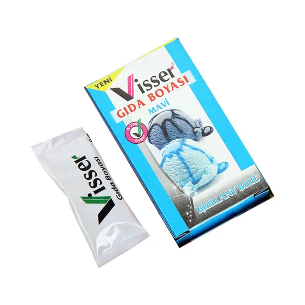 Visser Toz Gıda Boyası Mavi 12 Li