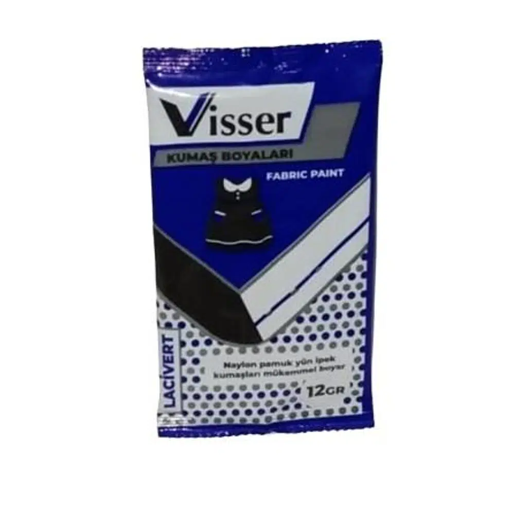 Visser Toz Kumaş Boyası Lacivert 12 Li
