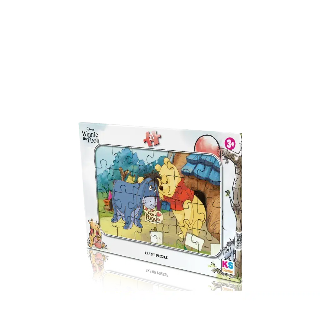 Winnie The Pooh Frame Puzzle 24 Parça