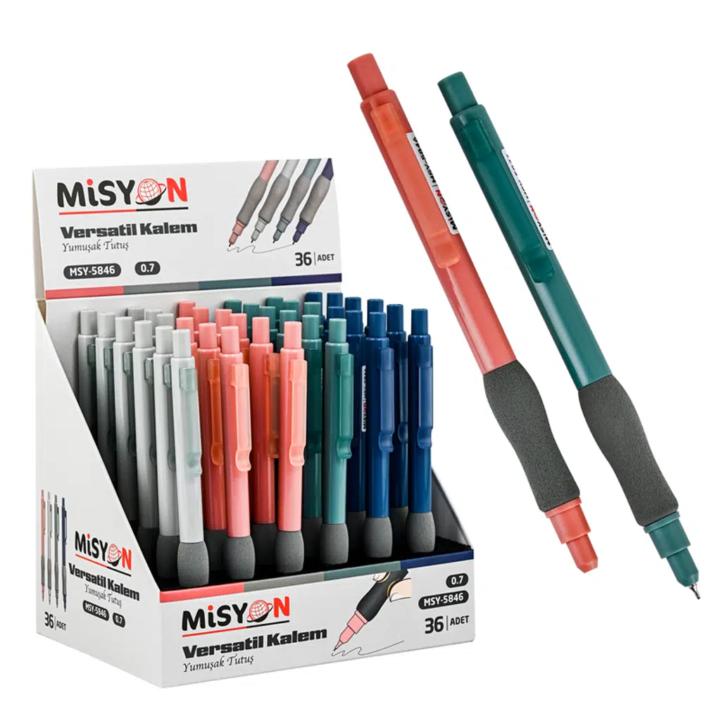 Yumuşak Tutuşlu Versatil Kalem 0,7 36 Lı