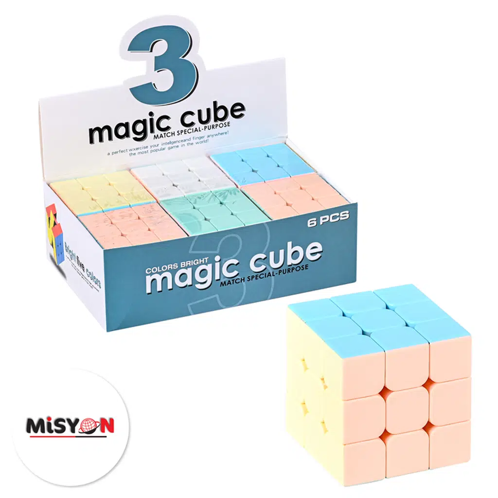 Zeka Küpü Pastel 3*3*3 6 Lı